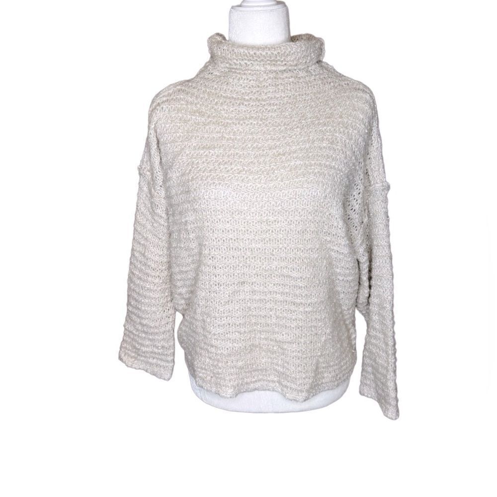 Aerie knit mock neck loose fit sweater size XS
